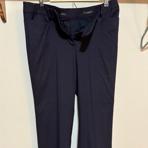 Loft Navy Curvy Trousers